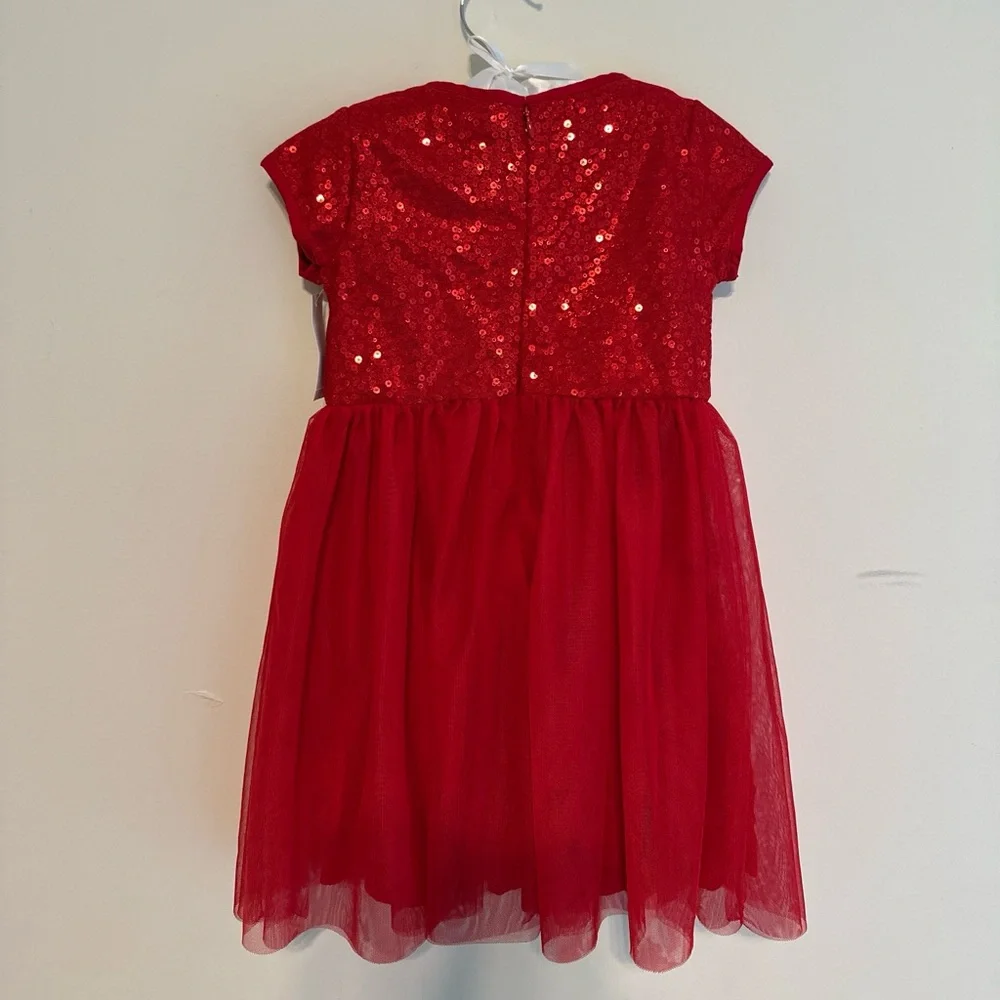 Osh Kosh Bgosh Sparkling Red Sequin Dress